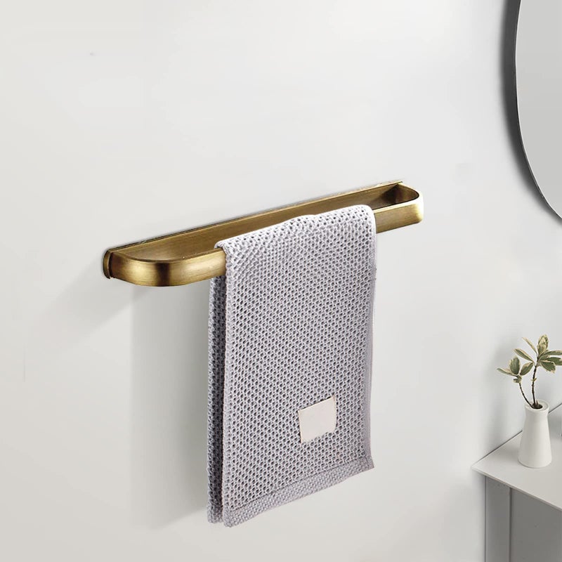 Leyden Brass Towel Bar Antique Towel Rack Holder Bath 11.81 Inch Rod Hanger Wall Mounted Bathroom Accessories Vintage - Image 2
